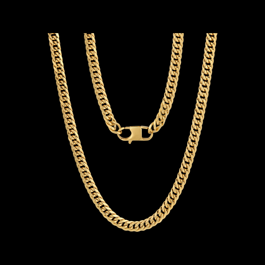 Kubanische Miami Kette Gold