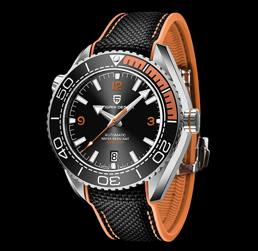 Pagani Design PD-1679 Planet Ocean mit Silikonarmband