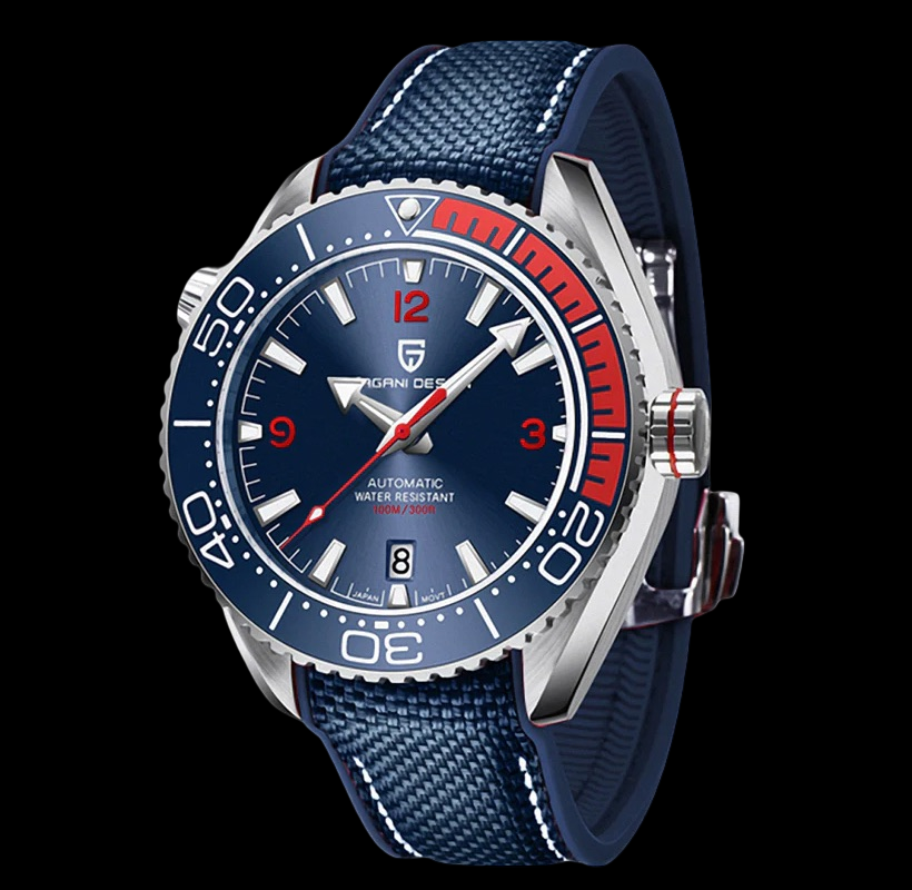 Pagani Design PD-1679 Planet Ocean mit Silikonarmband