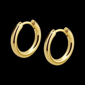 Reif Ohrringe aus 316L-Edelstahl mit 14K Goldbeschichtung